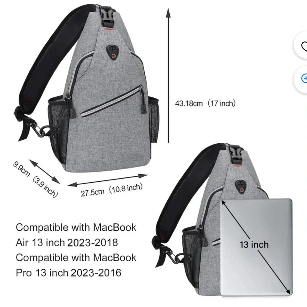 Mosiso Rope Sling Backpack - Picture 6 of 6